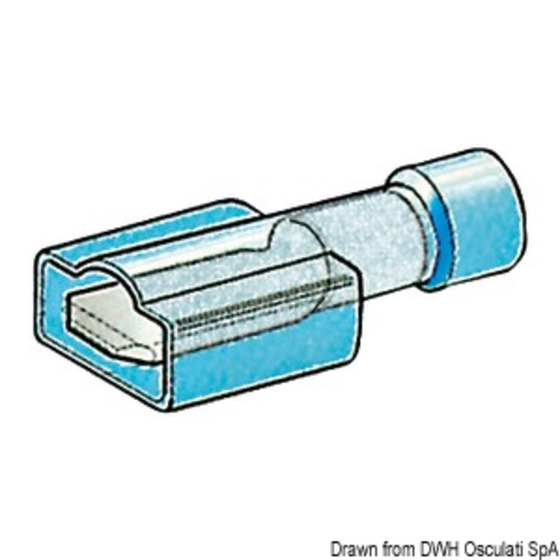 - Faston entièrement pré-isolé de 4,7 mm et 6,3 mm