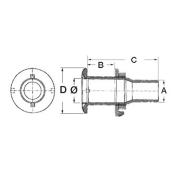 - Rejet en mer pour pompes de cale de tous types