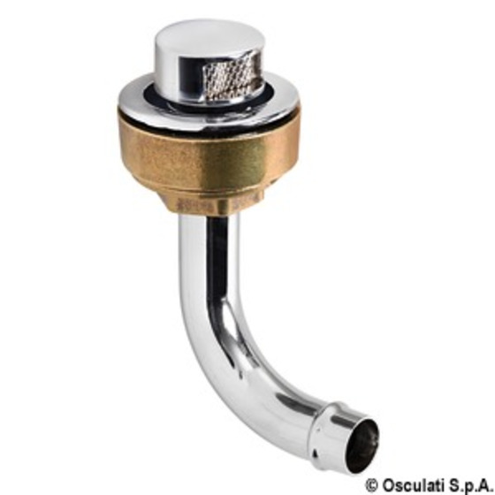 - Chromed Brass Flush Mount Fuel Vent