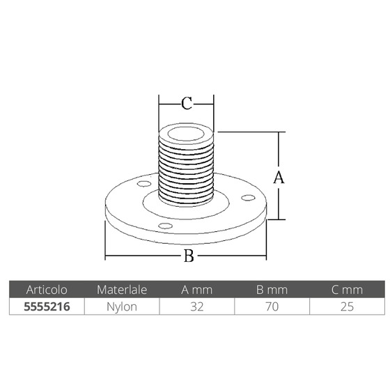 Aaa World Wide Enterprise Ltd Nylon Fix Base