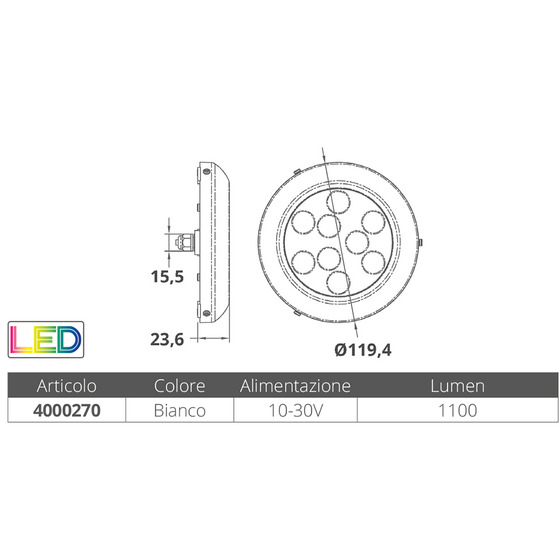 Aaa World Wide Enterprise Ltd Underwater Light With 9 Leds