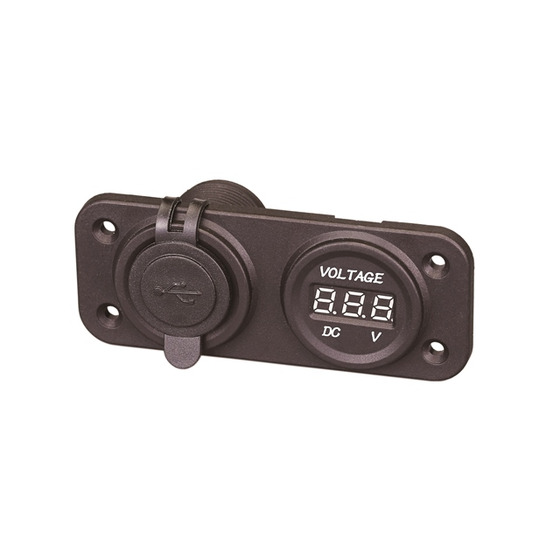 Aaa World Wide Enterprise Ltd Panel With Usb Socket And Voltmeter