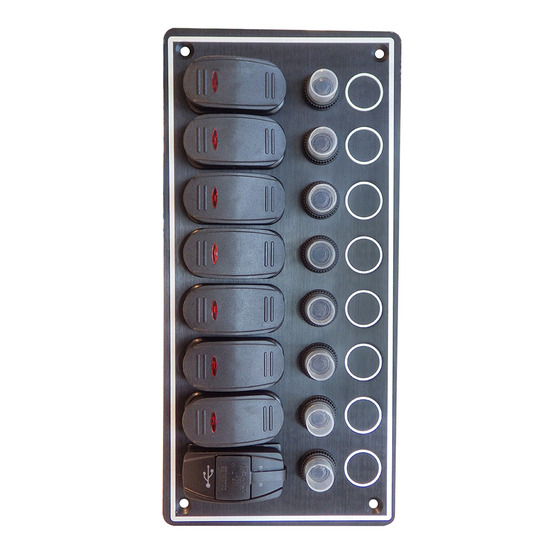 Aaa World Wide Enterprise Ltd Waterproof Panel 7 Switches And 2 Usb