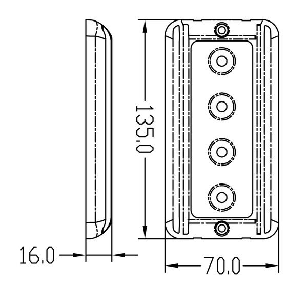 AAA World Wide Enterprise Ltd 4 LED-Deckenleuchte aus Aluminium