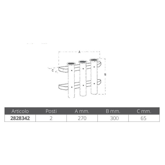 Aaa World Wide Enterprise Ltd Rod Holder Wall Mounted 3 Rods