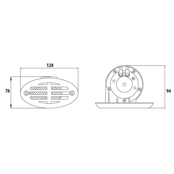 Aaa World Wide Enterprise Ltd Trompette intégrée en acier inoxydable 12v