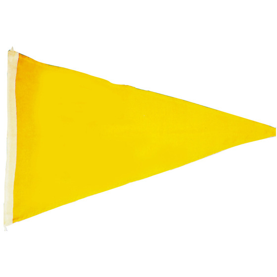 Adria Flags Drapeau triangulaire jaune