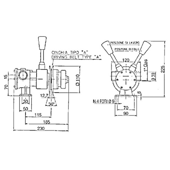 Bomba Ancor Pm36f Con Embrague