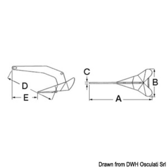 Lewmar Deltadtx Stainless Steel Anchor