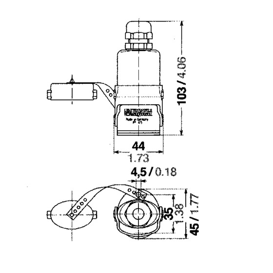 Aquasignal Polycarbonate Socket And Plug