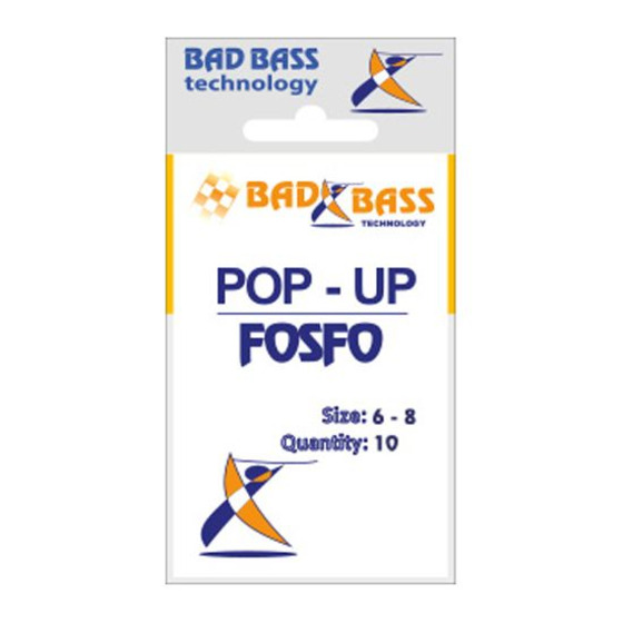 Bad Bass Fosforescente Pop Up