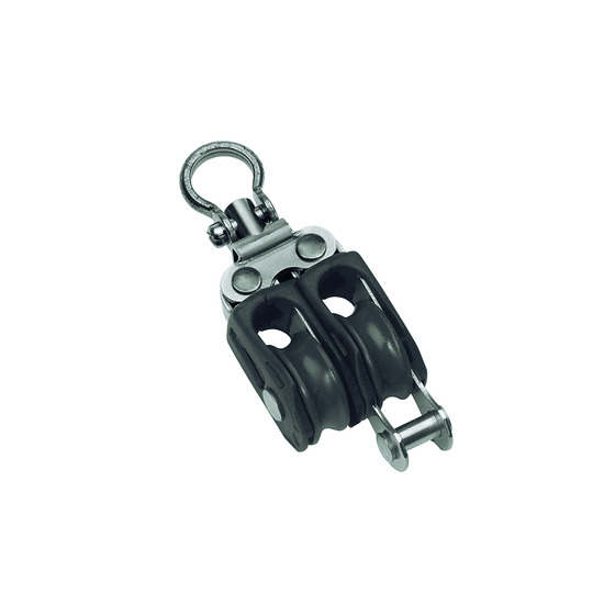 Barton Marine Double Block - Swivel + Becket