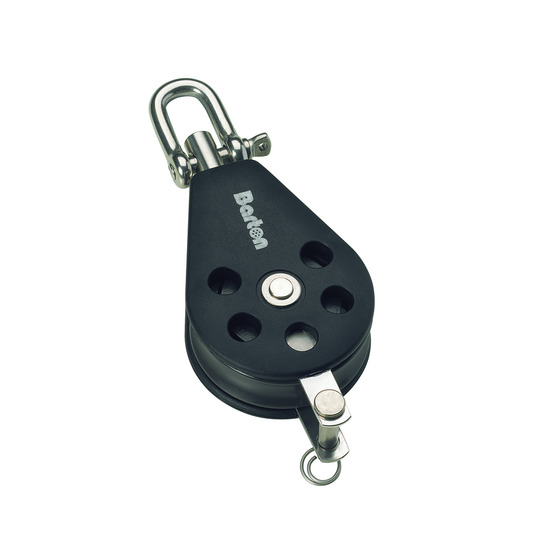 Barton Marine Single Block - Swivel + Becket