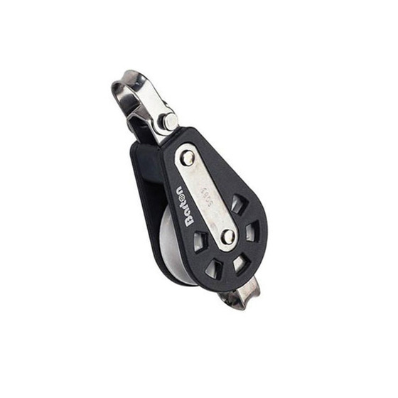 Barton Marine Single Block - Reverse Shackle + Becket