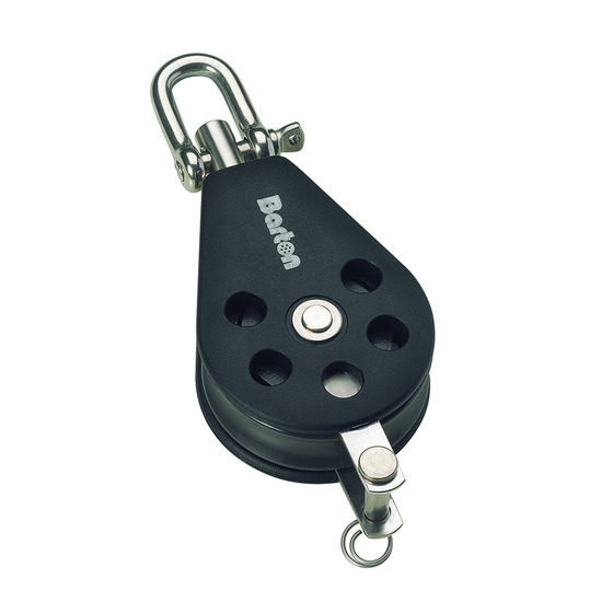 Barton Marine Single Block - Swivel + Becket