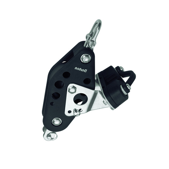 Barton Marine Fiddle Block Swivel With Becket And Cam