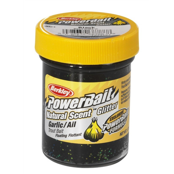 Berkley Forellenpaste PowerBait Natural Scent Garlic Black