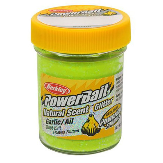 Berkley PowerBait Natural Scent Garlic Sunshine Yellow Trout Dough