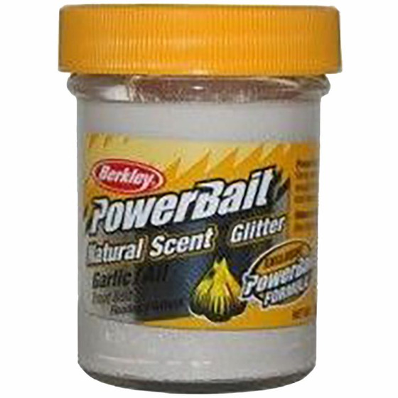 Berkley Forellenpaste PowerBait Natural Scent Garlic White