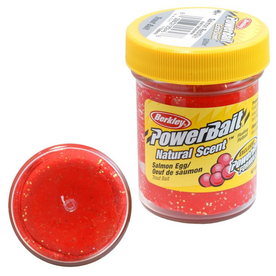 Berkley Pasta Trucha PowerBait Natural Scent Salmon Egg Red Glitter