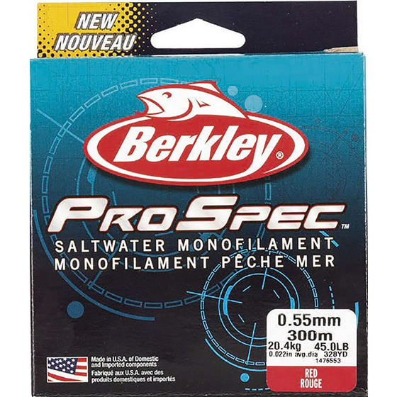 Berkley Pro Spec Saltwater Mono Red