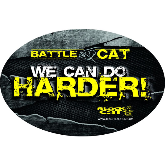 Black Cat Battle Cat Sticker