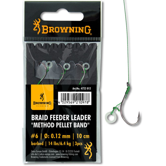 Browning Braid Feeder Leader Method Pellet Band