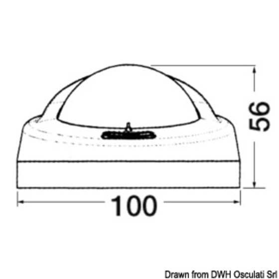 Riviera Aries 2 Inch 1/2 Compass