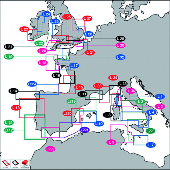 C Map C-map Max sur support SD 1 Go