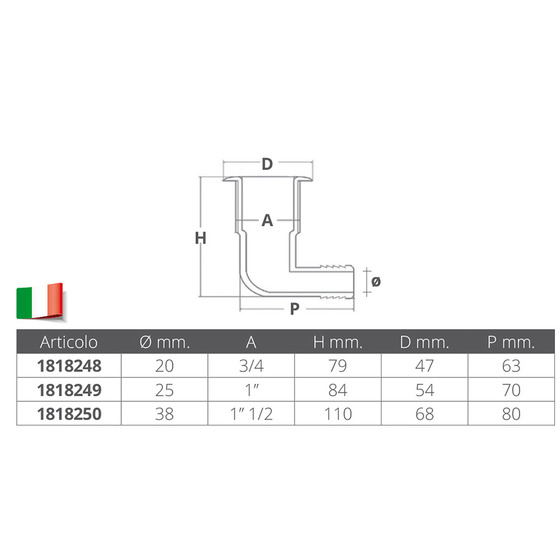 Can Sb Marine Plastics Nylon 90 Elbow Skin Fitting With Hose Connection