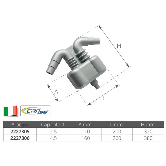 Can Sb Marine Plastics Separator Gas/water