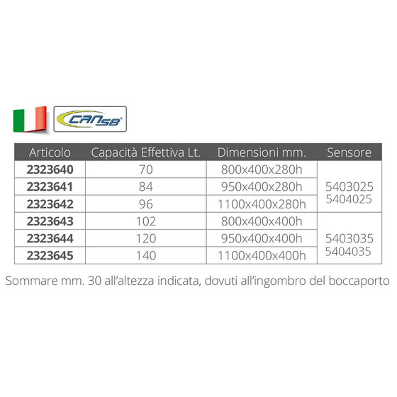 Tanque de combustible de gran capacidad Can Sb Marine Plastics