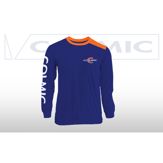 Colmic T-shirt Long Sleeves Blue-orange