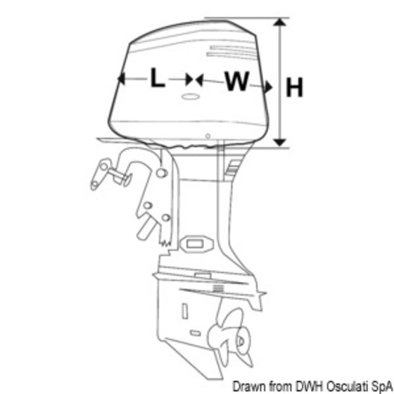 Oceansouth Top Quality Cover For 2/4-stroke Outboard Engine - Engine Head