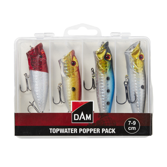 Dam Topwater Popper Pack Inc. Box 7-9cm