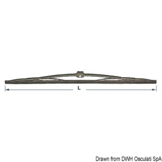 Doga Black Chromed Ss Wiper Blade