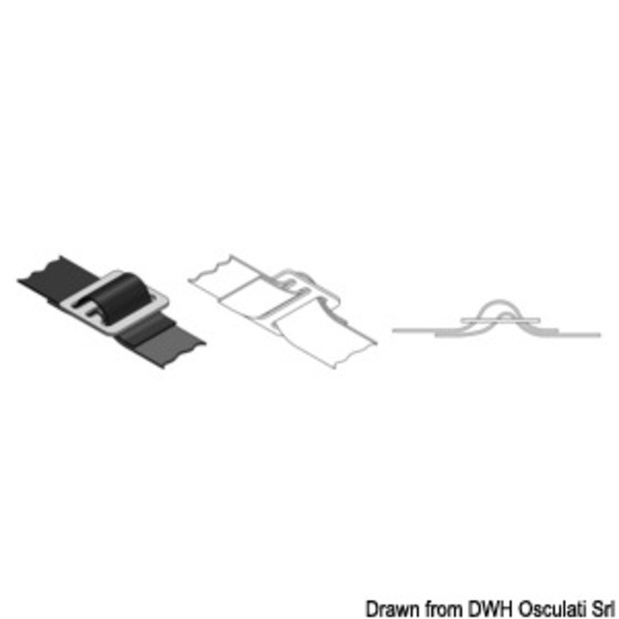 Boucle en acier inoxydable à 3 étapes Douglas Marine