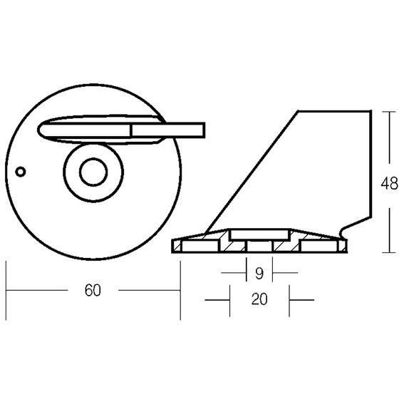 Aileron Enrico Polipodio pour moteurs 75/90 Hp Df 40