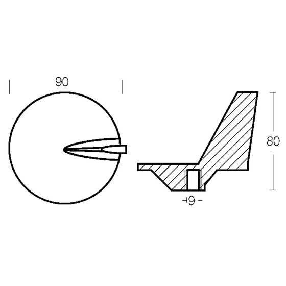 Aileron Enrico Polipodio pour moteurs Alpha One Bravo I-ii-iii