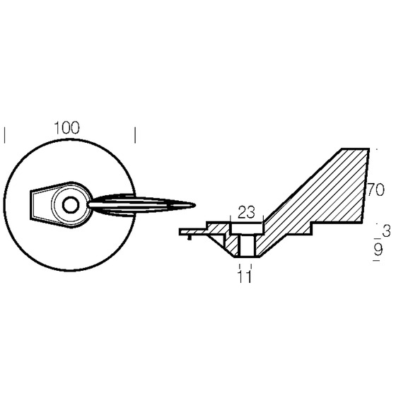 Enrico Polipodio Pinna Para Yamaha 130/205/230/260 Hp