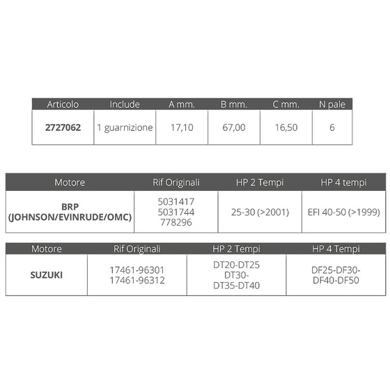 Finnord Gir.suzuki 2 / 4t Dt20-40 Df 25-50