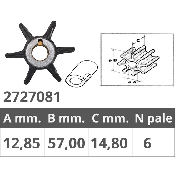 Finnord Impeller Force 2t 9,9-15 CV