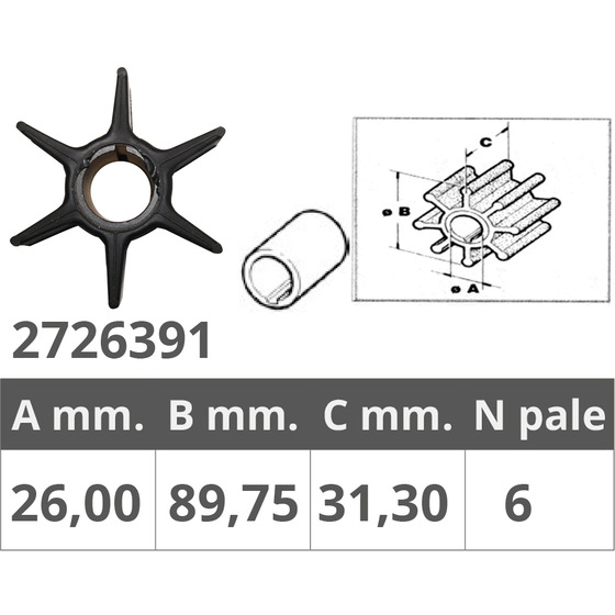 Finnord Impeller Honda 4t 175-225hp