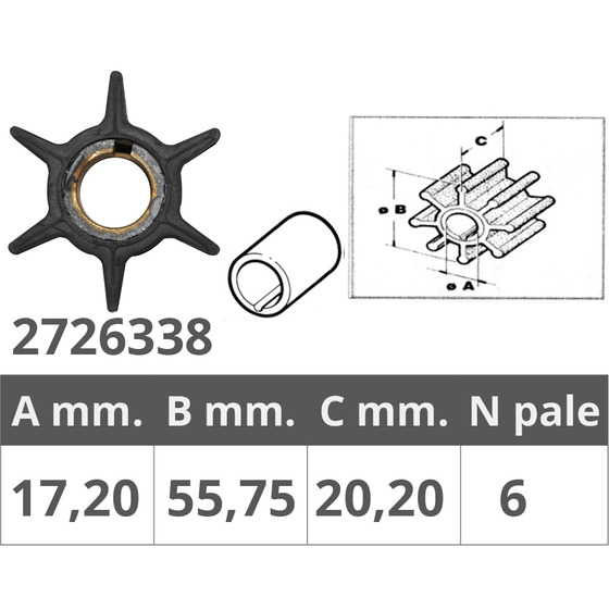 Finnord Impeller Honda 4t 35 40 45 50hp