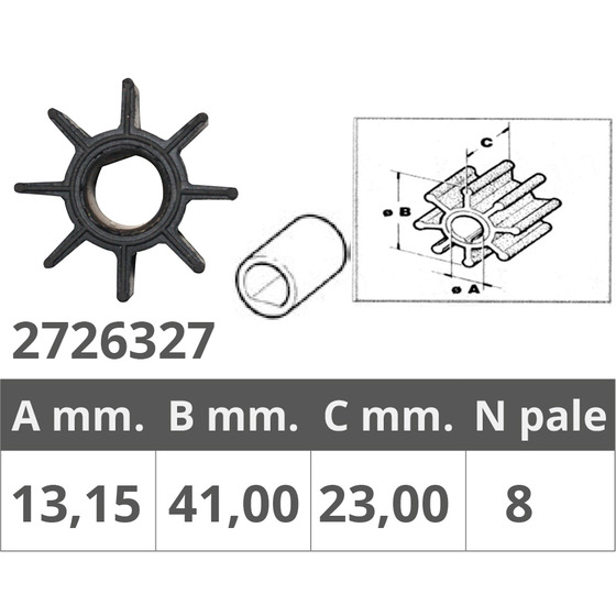 Finnord Honda 4t 5-7.5-8-10 Hp Impeller