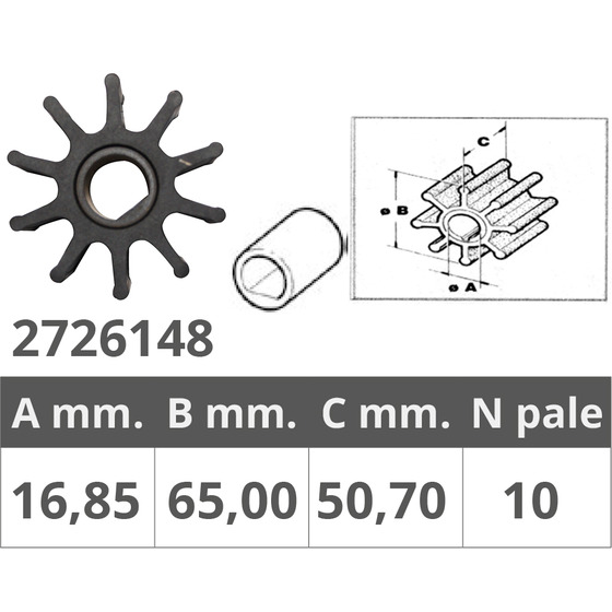 Finnord Impeller Jab. 179954-0001