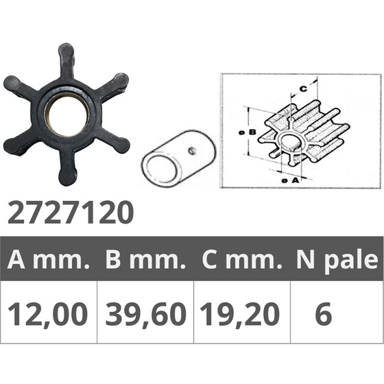 Finnord Impeller Jab.22405-john.08-808b