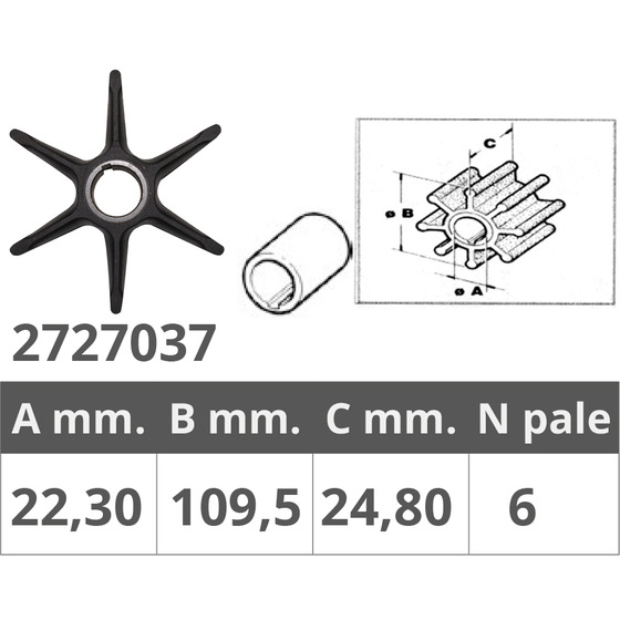 Finnord Johnson / Ev Impeller Stern Drive