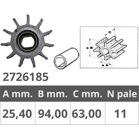 Finnord Girante Johnson Rif.or.09-838s