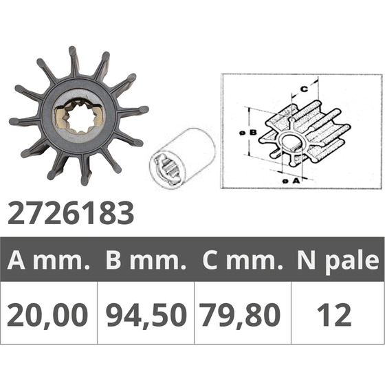 Finnord Sherwood Impeller 26000k